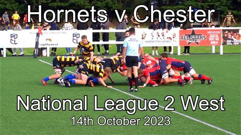 Hornets RFC V Chester RFC 14th October 2023 YouTube