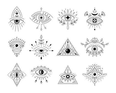 Evil Eye Tattoo Designs Illustrations, Royalty-Free Vector Graphics & Clip Art - iStock