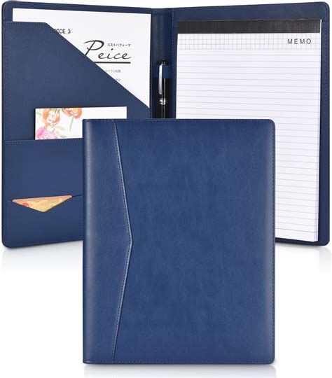 Gorbado Carpeta De Piel A Para Padfolio Con Dise O De Portafolios De