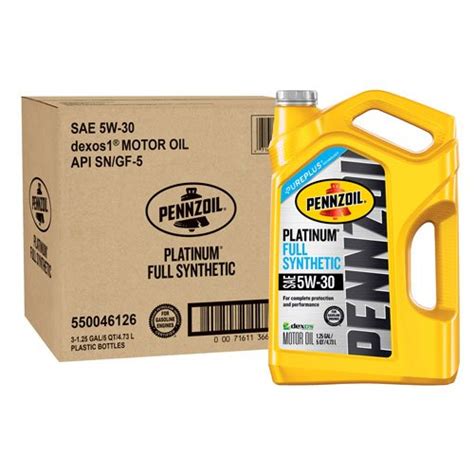 Купить Pennzoil Platinum 5W-30 Full Synthetic Motor Oil в интернет ...