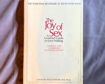 The Joy Of Sex Book Etsy