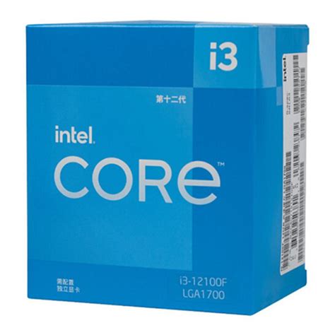 Процессор Core i3 12-го поколения, BOX (без кулера), 4 яд. купить по ...