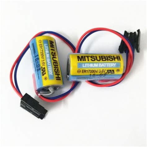 A6BAT PLC Lithium Battery 2 3A 3 6V 1700mAh With Plug US For Mitsubishi