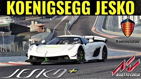 Koenigsegg Jesko First Laps Driven In Anger Around Spa Assetto Corsa Youtube