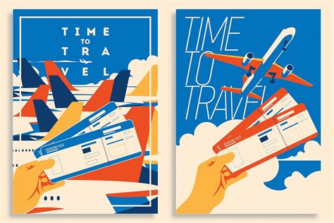 16 AirTravel Illustrations Illustration Airplane Illustration