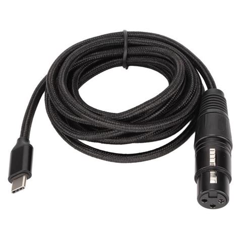 C Ble Usb C Vers Xlr Hurrise Pour Microphone Faible Bruit Hifi Plug