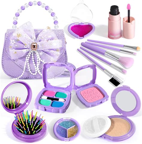 ULOVEME Kids Real Makeup Kit for Little Girls - Real, Non Toxic ...