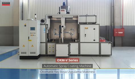 Automatic Spray Coating Machine With Spindle Conveyor For Automotive