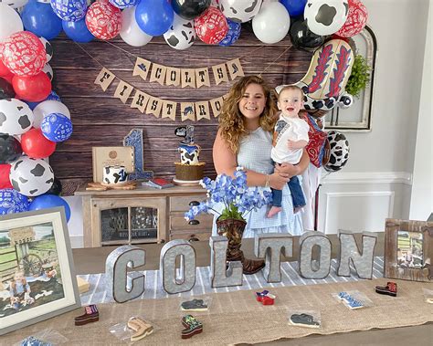 Babys First Rodeo Western Themed Birthday Party