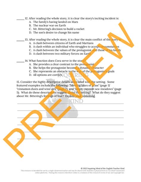 Dark They Were And Golden Eyed Lesson Plans 3