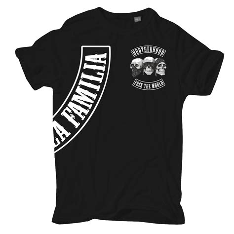 M Nner T Shirt La Familia Respect Criminal Fuck Biker Mc Rap Deutschrock Gangsta Ebay