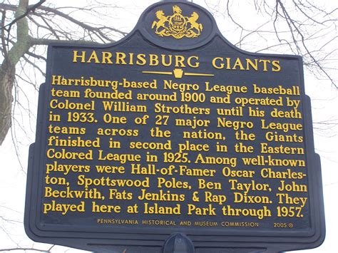 Photo Harrisburg Giants Marker