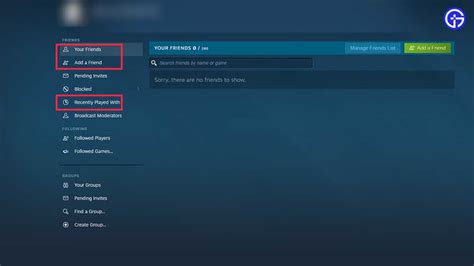 Steam User Search How To Find Players 2022 Gamer Tweak