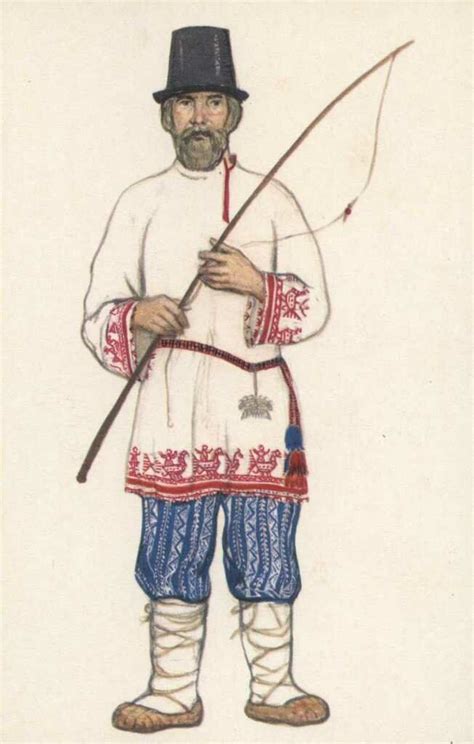 Русские народные костюмы разных губерний | Народный костюм, Народный ...