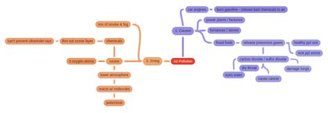 air pollution coggle diagram