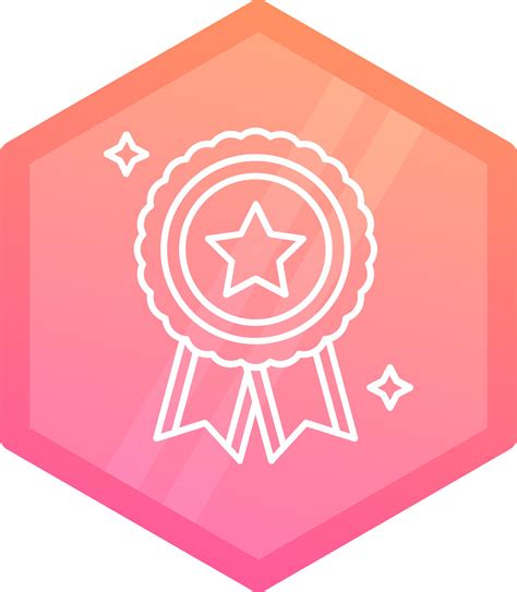 Badge Gradient Polygon Icon 38181733 Vector Art At Vecteezy