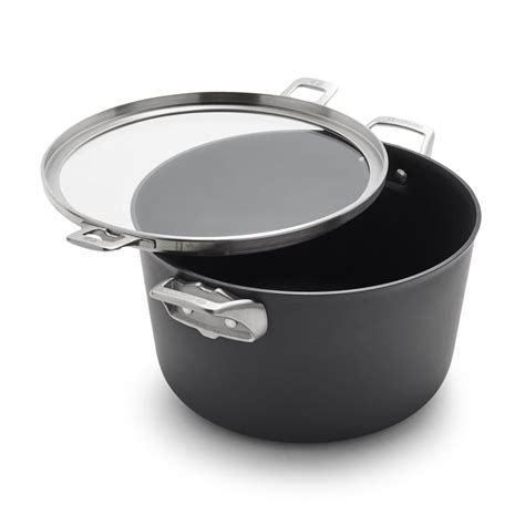 Calphalon Premier Space Saving Hard Anodized Nonstick Qt Stock Pot