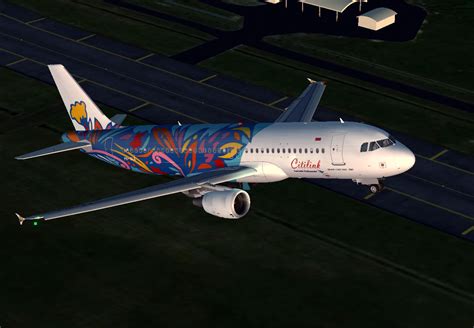 Garuda Indonesia Citilink A Pk Glx For Fsx