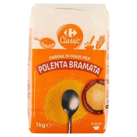 Carrefour Classic Farina Di Mais Per Polenta Bramata 1 Kg Carrefour