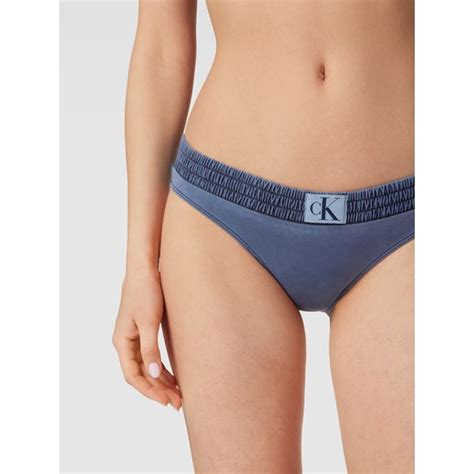 Figi Bikini Z Detalem Logo Calvin Klein Underwear Peek Cloppenburg