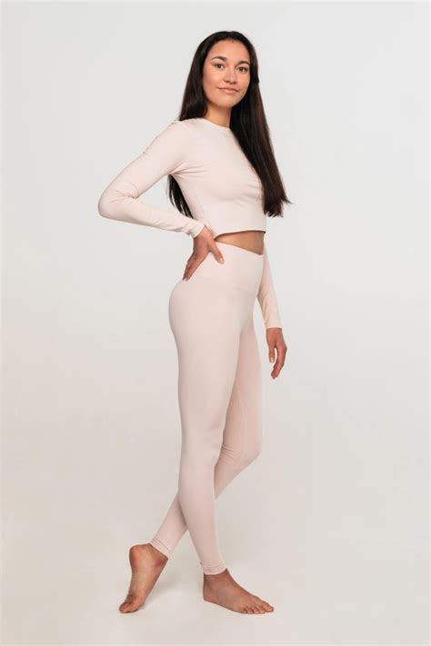 High Waisted Leggings Nude Mutastore