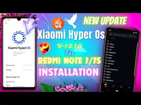 Hyper Os New Update For Redmi Note S Installation Process