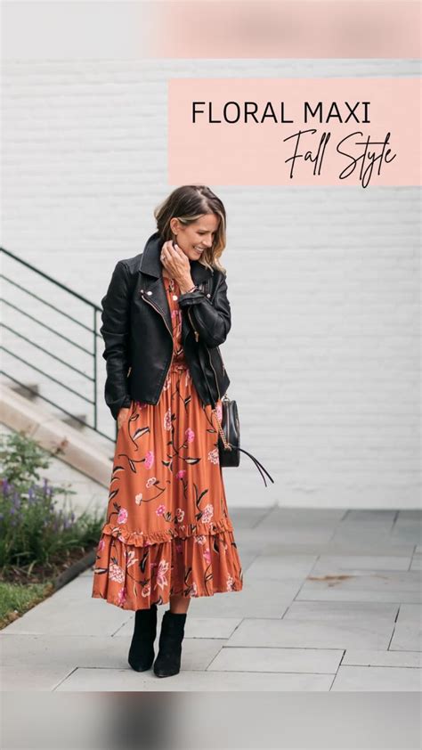 Fall Floral Maxi Dress Date Night Outfit Easy Outfit Ideas My