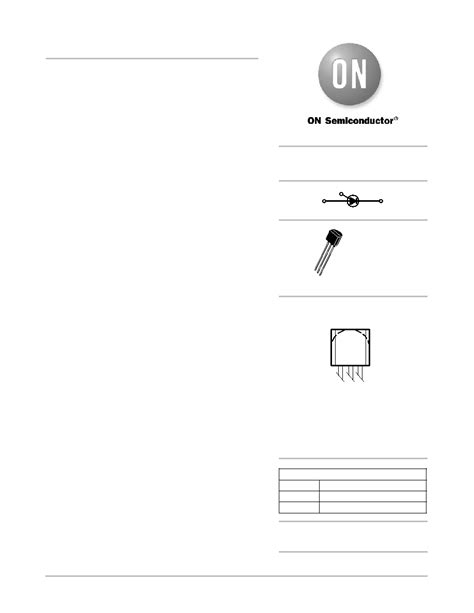 2N6027 Datasheet 1 6 Pages ONSEMI Programmable Unijunction Transistor