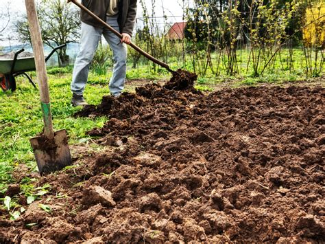 Boden Umgraben Boden Verbessern Beete Rasen Vorbereiten Leicht