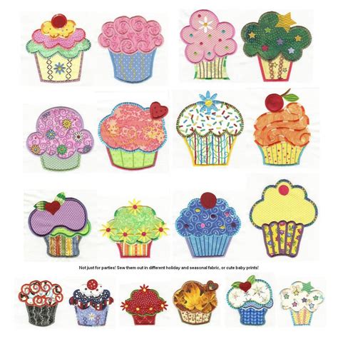 Cute As A Cupcake Applique Embroidery Designs Best Embroidery