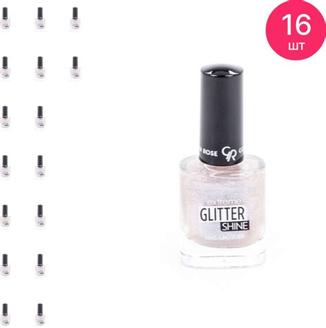 Golden Rose / Голден Роуз Гель лак для ногтей Extreme Glitter Shine ...