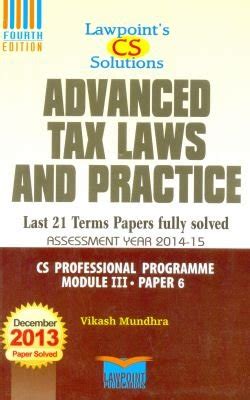 Amazon In Buy Advanced Tax Laws And Practice CS Professional