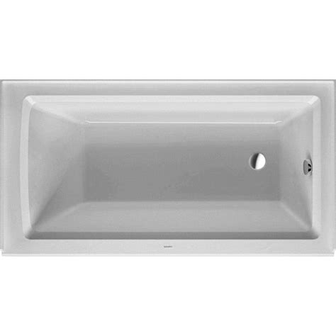 Duravit Architec In Acrylic Right Drain Rectangular Alcove Bathtub