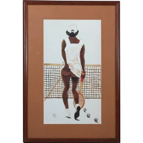 Annie Lee 1986, African America Tennis Player "second Set" Having A Revealing Moment For ...