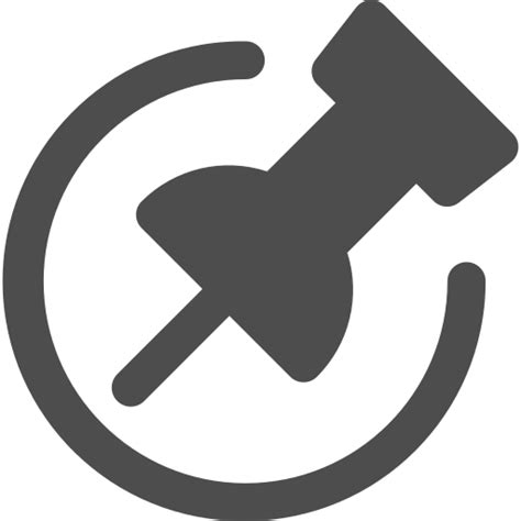 Pin Generic Glyph icon