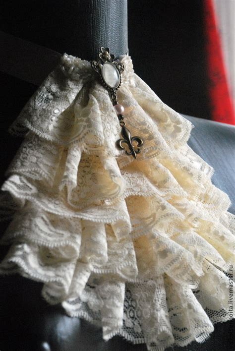 Кружевное жабо " Margaret" – заказать на Ярмарке Мастеров – 610M1RU ...