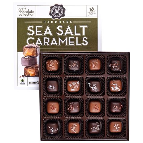 Sea Salt Caramels 85 Oz 16 Pc Case6 Chocolate Chocolate