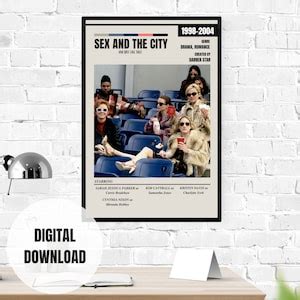 Sex And The City Poster Tv Show Poster Theater Room Decor Wall Art Wall Decor Series Poster