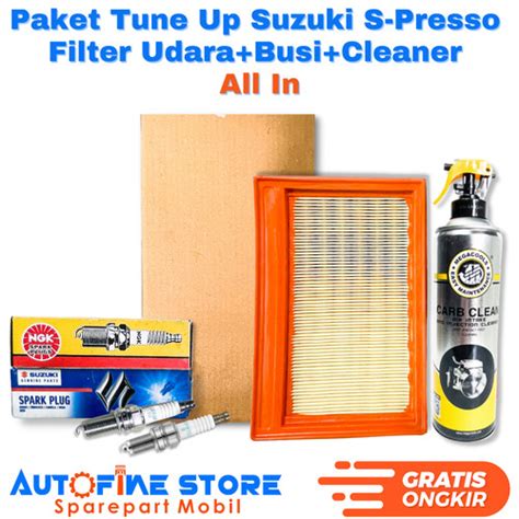 Jual Paket Tune Up Suzuki S Presso Filter Udara Busi Cleaner All In