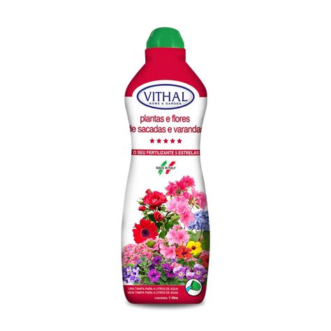 Fertilizante Líquido Para Plantas E Flores Vithal 1 Litro Pestshop