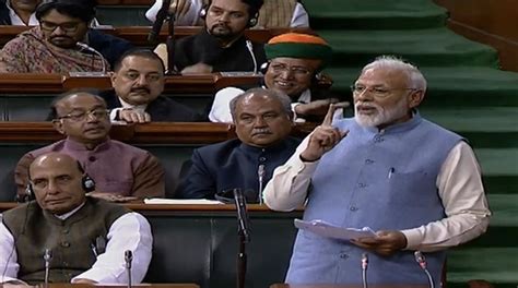 Heard About Earthquake But Saw Planes Flying In House Pm Modi In Final Lok Sabha Speech