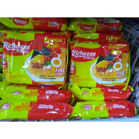 Jual Richeese Nabati Mie Goreng Keju L Ramen Kuah Level 0 And 3 L Mie