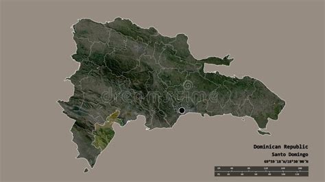 Location Of Barahona Province Of Dominican Republic Satellite Stock