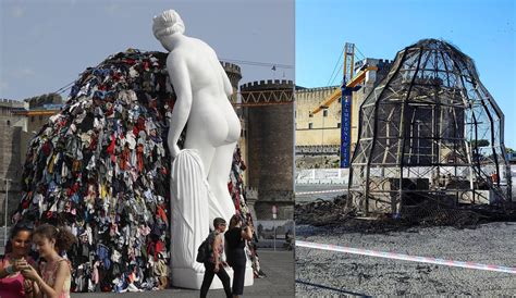 Napoli Venere Degli Stracci Bruciata Fermato Clochard Enne