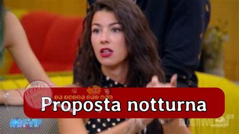 Grande Fratello Vip Nella Notte Ginevra Lamborghini Fa Una Proposta