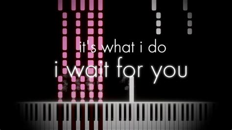 I Wait For You Alex G Piano Tutorial Youtube