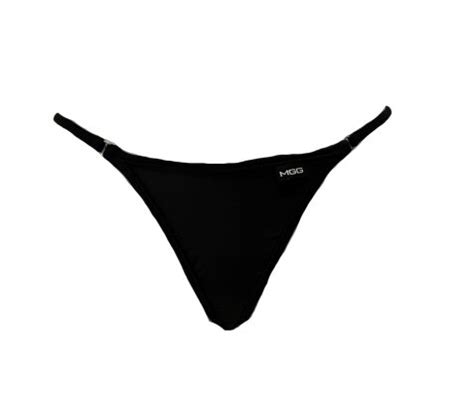 Midnight Black Brazilian Bikini Bottom Micro Gigi