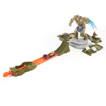 Hot Wheels Marvel Avengers Vs Thanos Showdown Play Set Walmart Hot Wheels Marvel