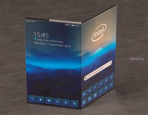 Ето как ще изглежда първият смартфон с гъвкав дисплей на Intel - Digital.bg