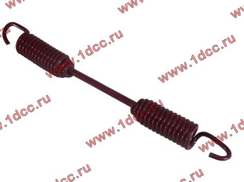 Пружина тормозная длинная с прямым участком в середине 270мм H2/H3 ...